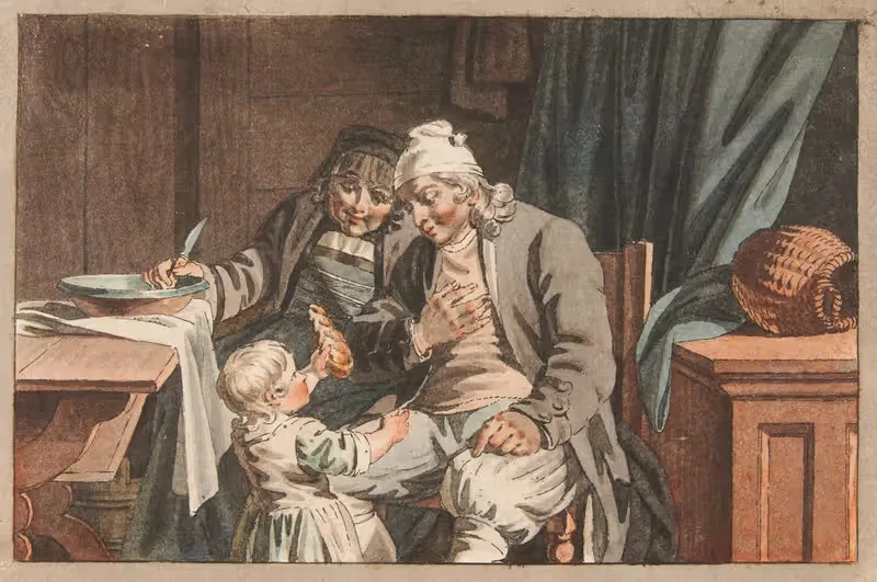 Возвращение с рынка by Франц Никлаус Кёниг — digital art print download
