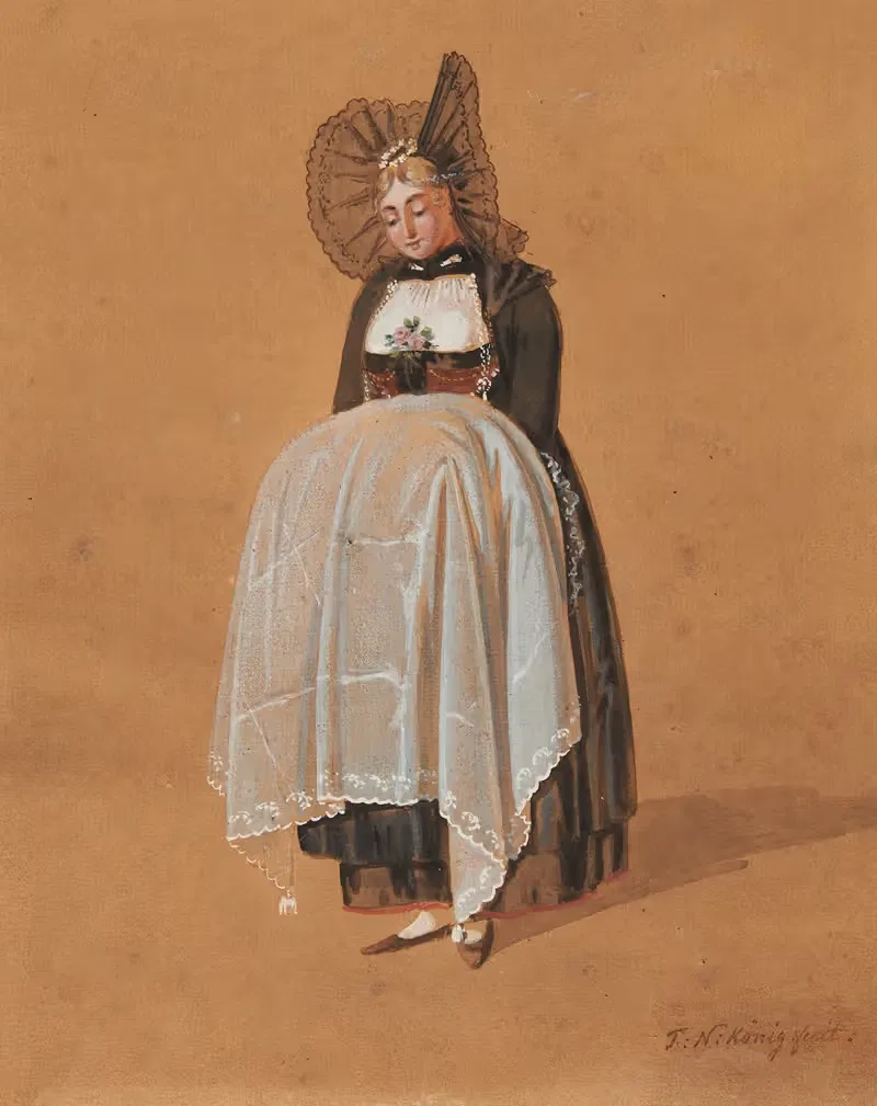 Марайн Бернуа by Франц Никлаус Кёниг, 1822 — digital art print download