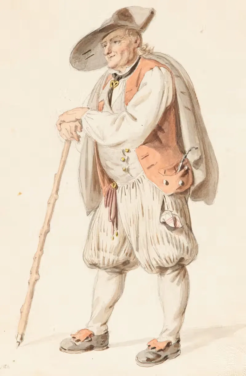 Крестьянин из Цюриха by Франц Никлаус Кёниг, 1822 — digital art print download