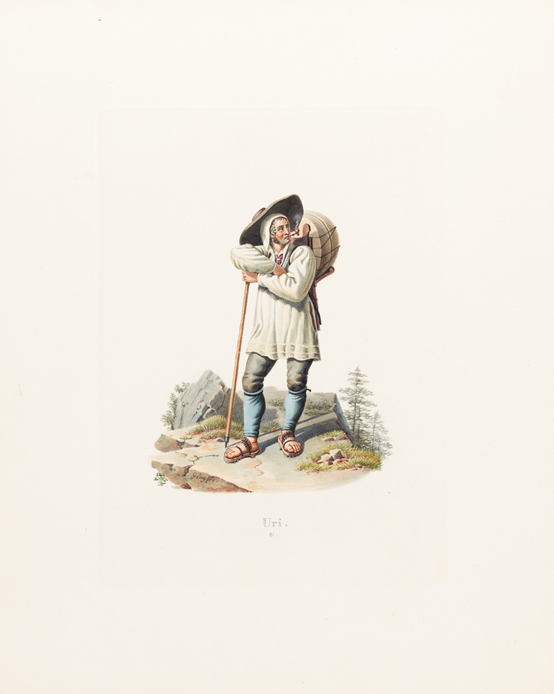Uri by Gabriel Lory the Younger, 1824 — digital art print download