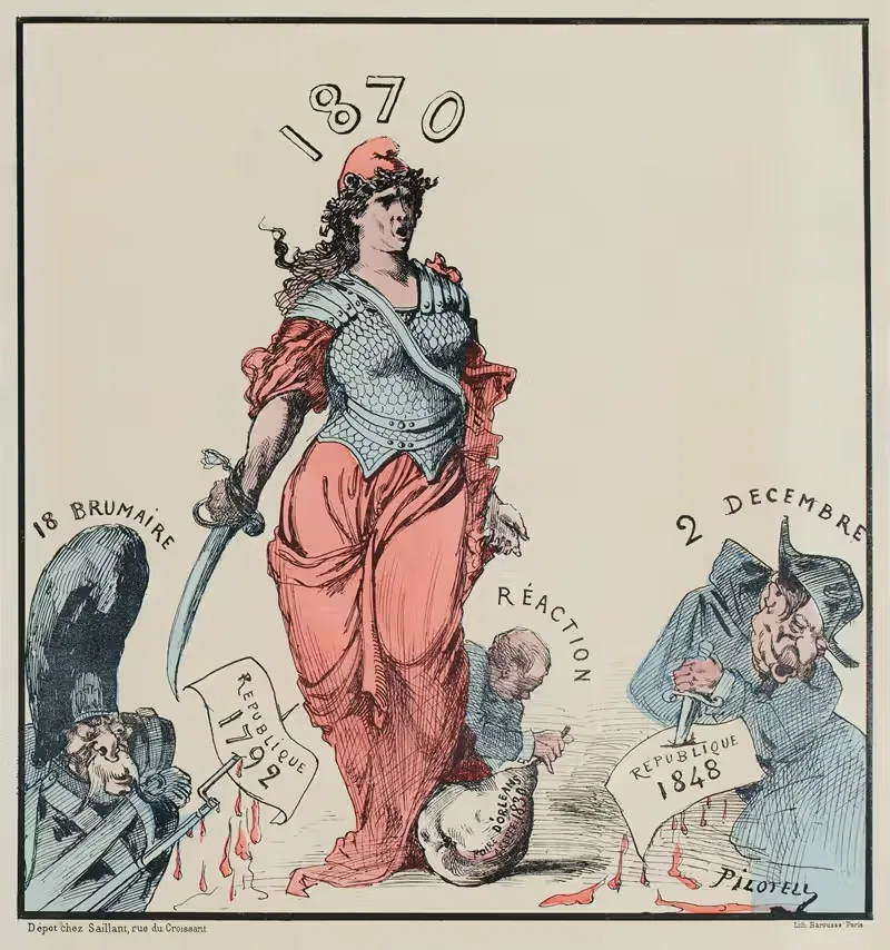 Croquis révolutionnaires Que le peuple veille — Georges Pilotelle