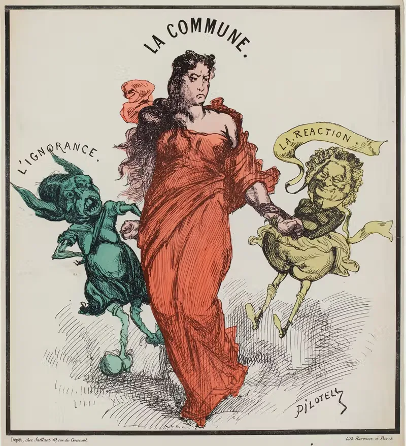 La Commune arrêtée par l'Ignorance & la Réaction — Georges Pilotelle
