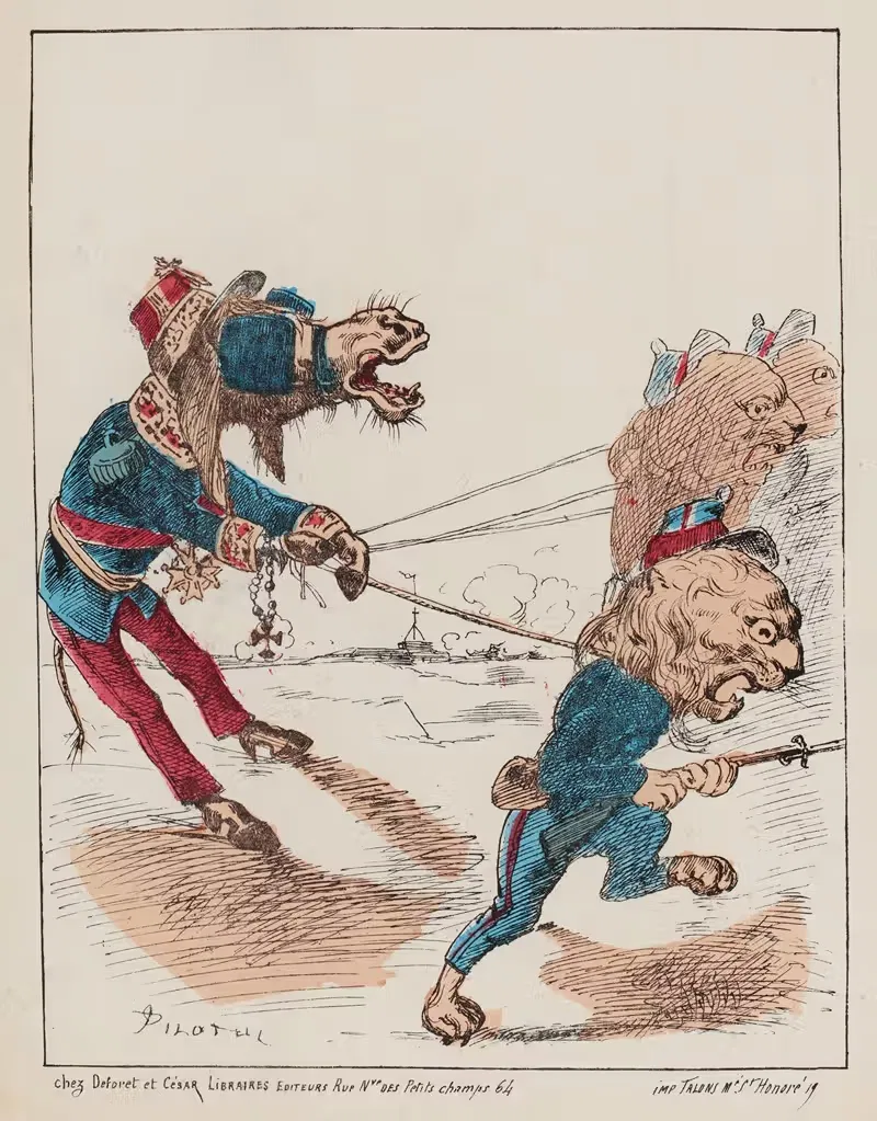 Les lions retenus par l'âne — Georges Pilotelle