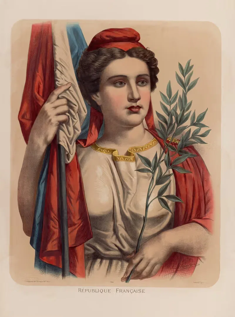 Французская Республика by Госселен, 1856 — digital art print download