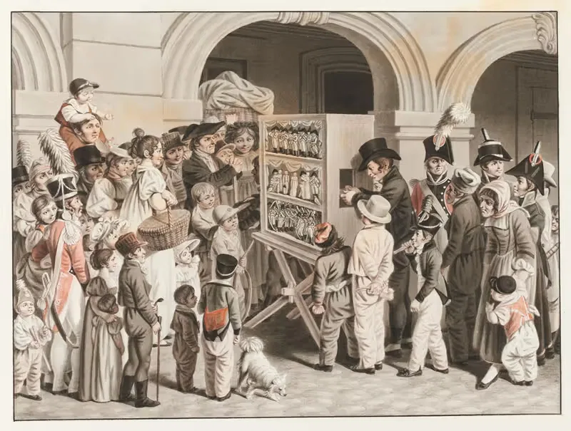 Марионеточный театр в Берне by Готфрид Минд, 1804 - 1813 — digital art print download