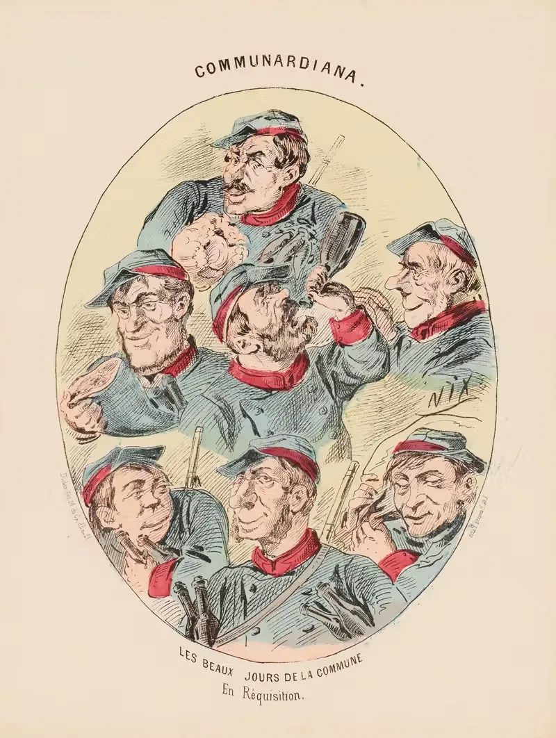 Прекрасные дни Коммуны. В реквизиции by Анри Демар, 1871 — digital art print download