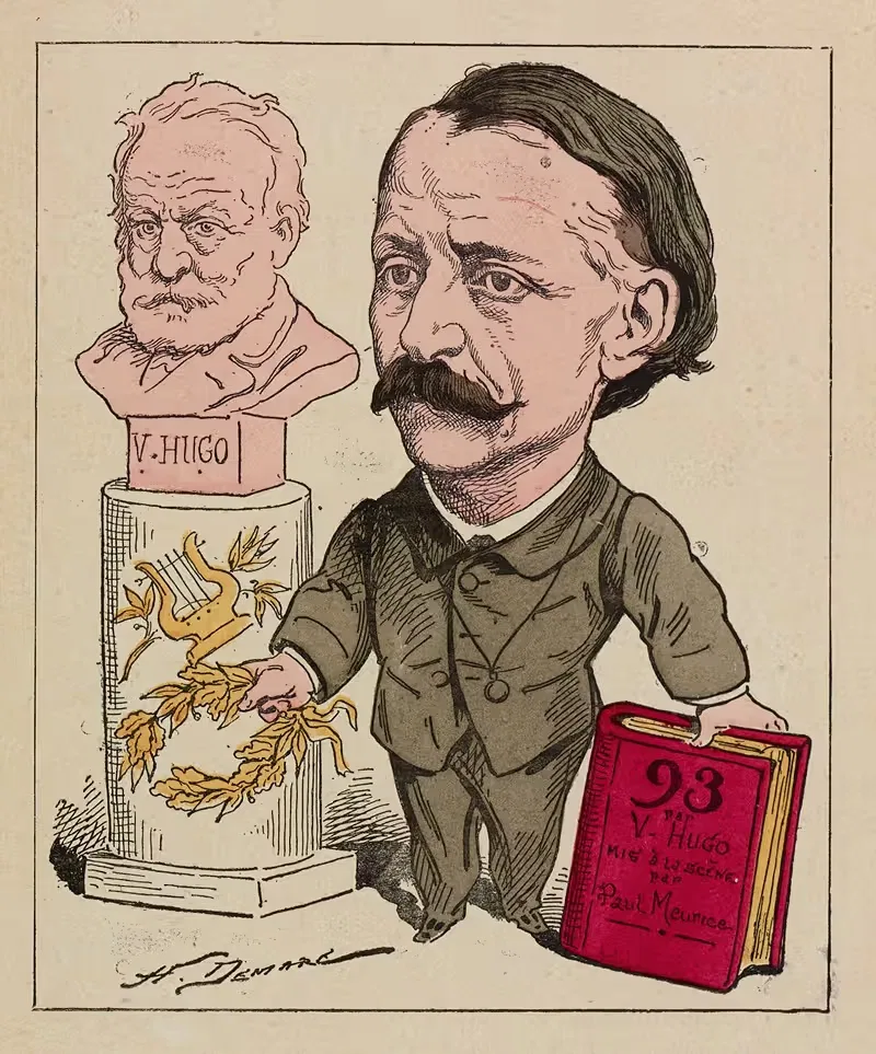 Paul Meurice by Henri Demare, 1882 — digital art print download