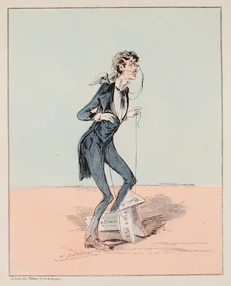 Projet de costume pour le carnaval de 1872 — Henri Demare