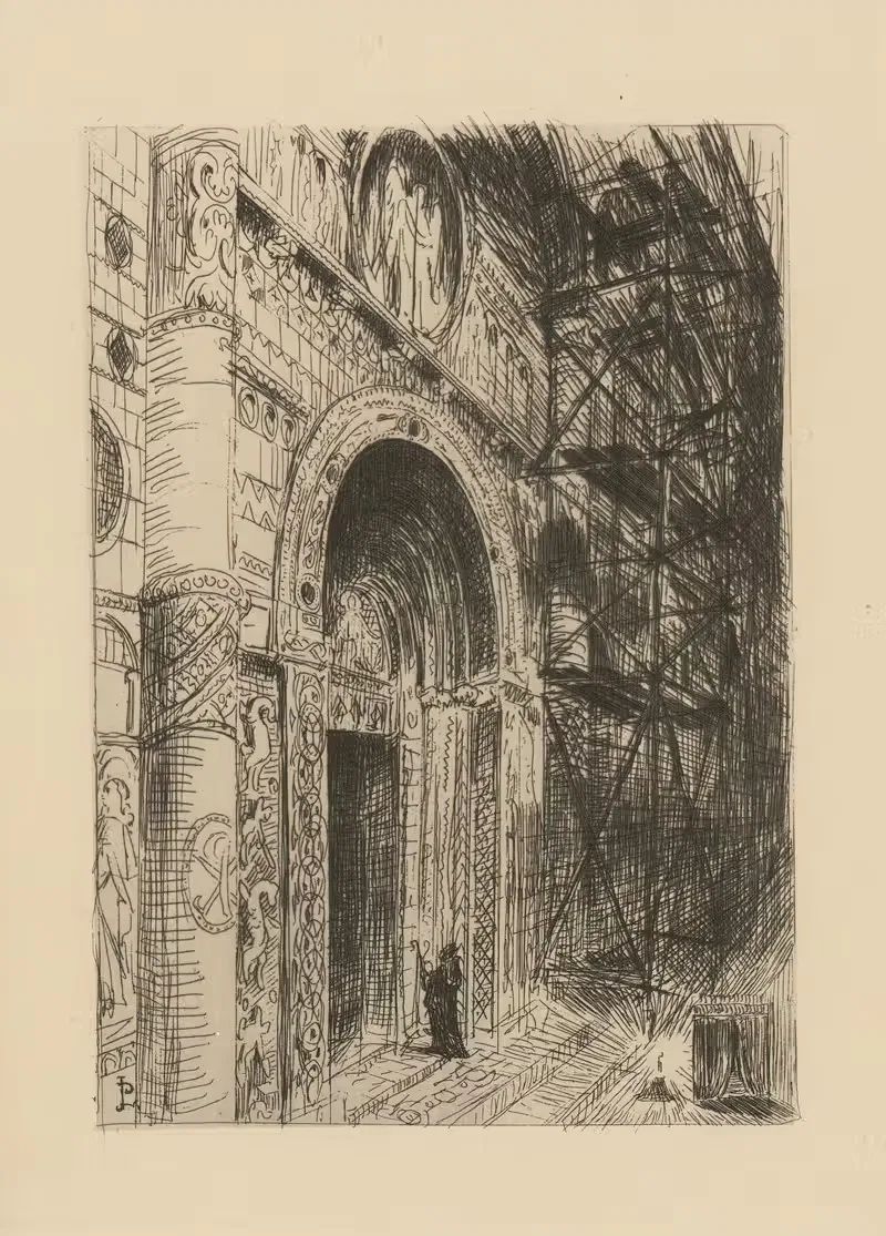 Le Pape Pl.11 by Jean-Paul Laurens, 1885 — digital art print download