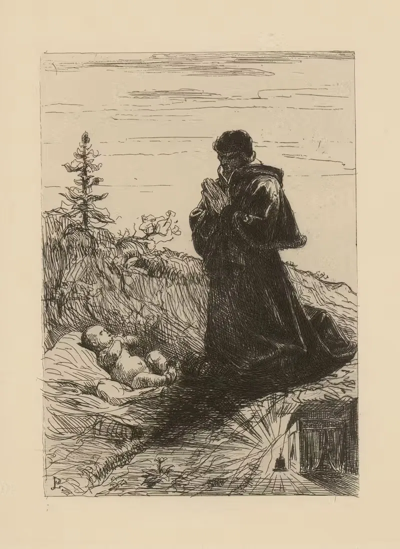 Le Pape Pl.17 by Jean-Paul Laurens, 1885 — digital art print download