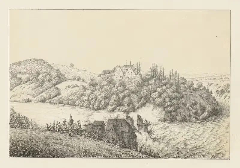 Лауфен by Иоганн Фридрих Вагнер, 1840-1844 — digital art print download