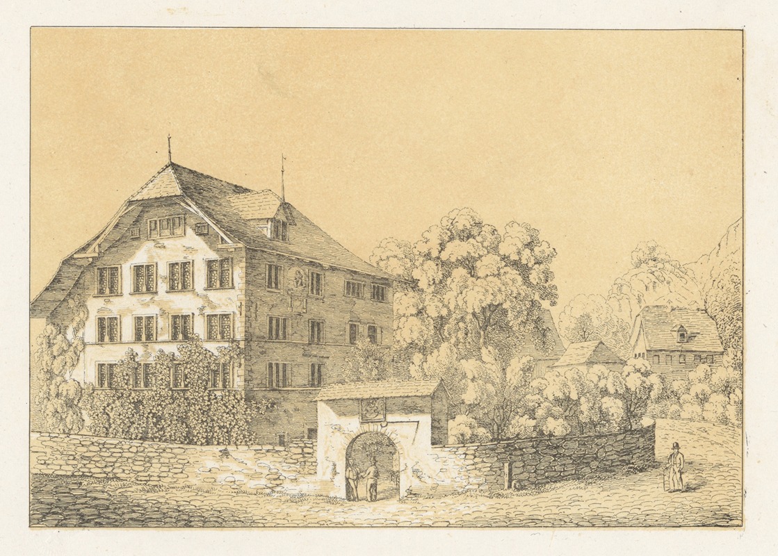 Розенбург by Иоганн Фридрих Вагнер, 1840-1844 — digital art print download