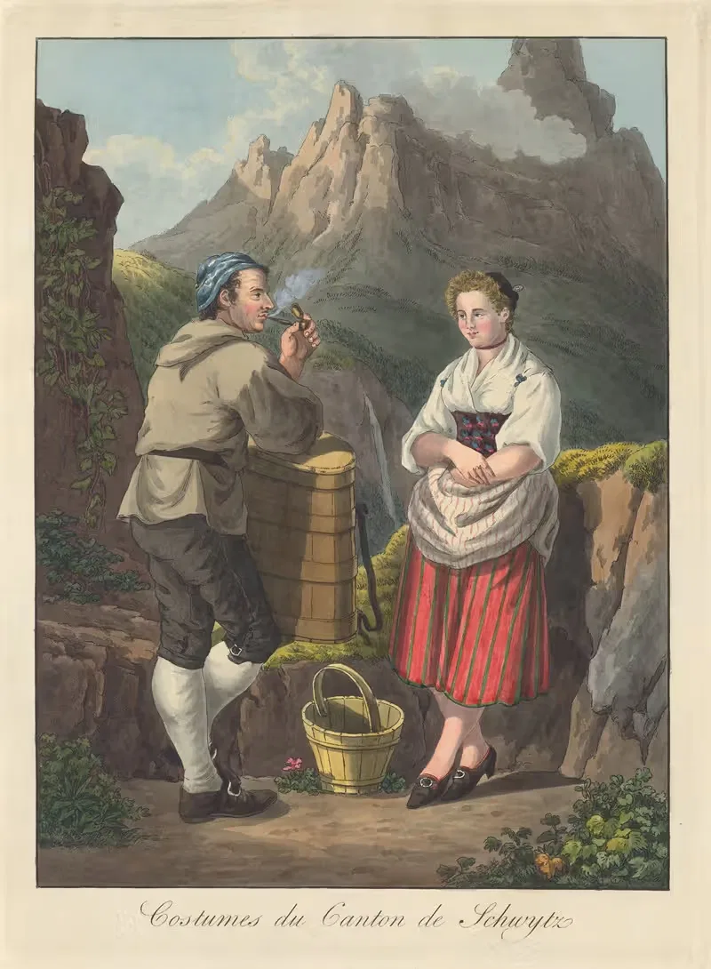 Costumes du Canton de Schwytz — Joseph Reinhart