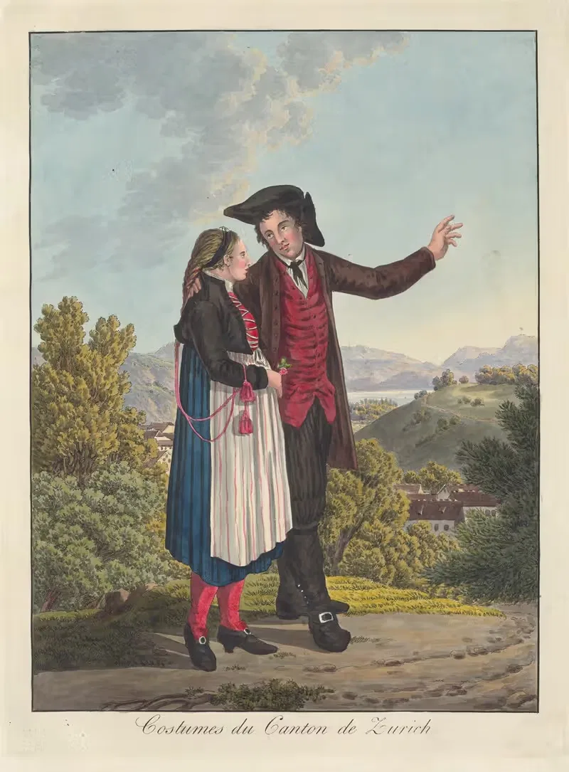 Costumes du Canton de Zurich — Joseph Reinhart