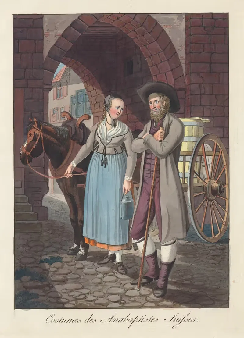 Costumes des Anabaptistes Suisses — Joseph Reinhart