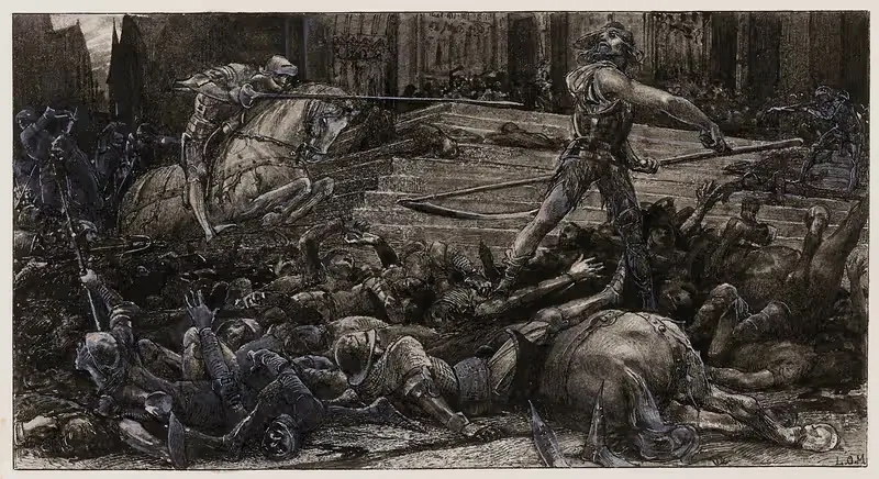 Шато-перс на помощь by Люк-Оливье Мерсон, 1889 — digital art print download