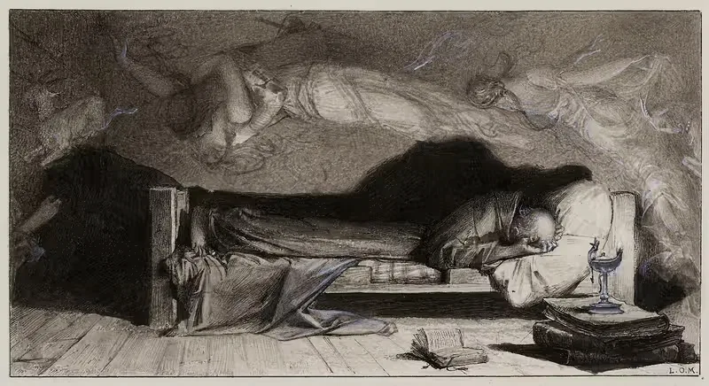 Ключ от красной двери by Люк-Оливье Мерсон, 1889 — digital art print download