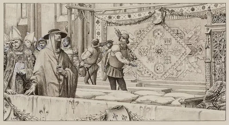 Месье кардинал by Люк-Оливье Мерсон, 1889 — digital art print download