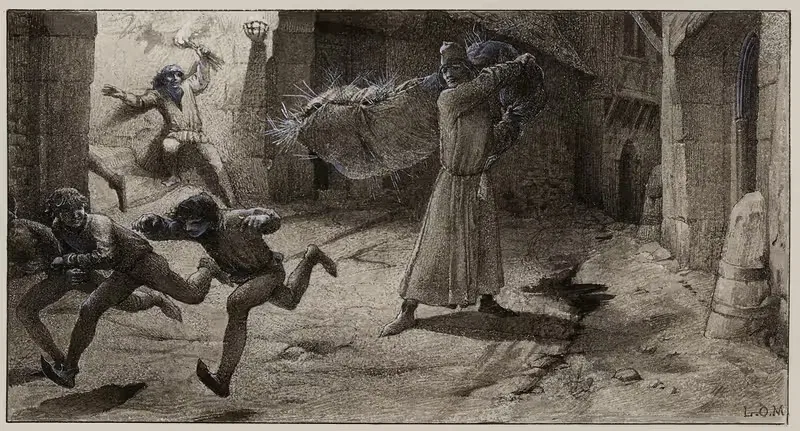 Suite des inconvénients by Luc-Olivier Merson, 1889 — digital art print download