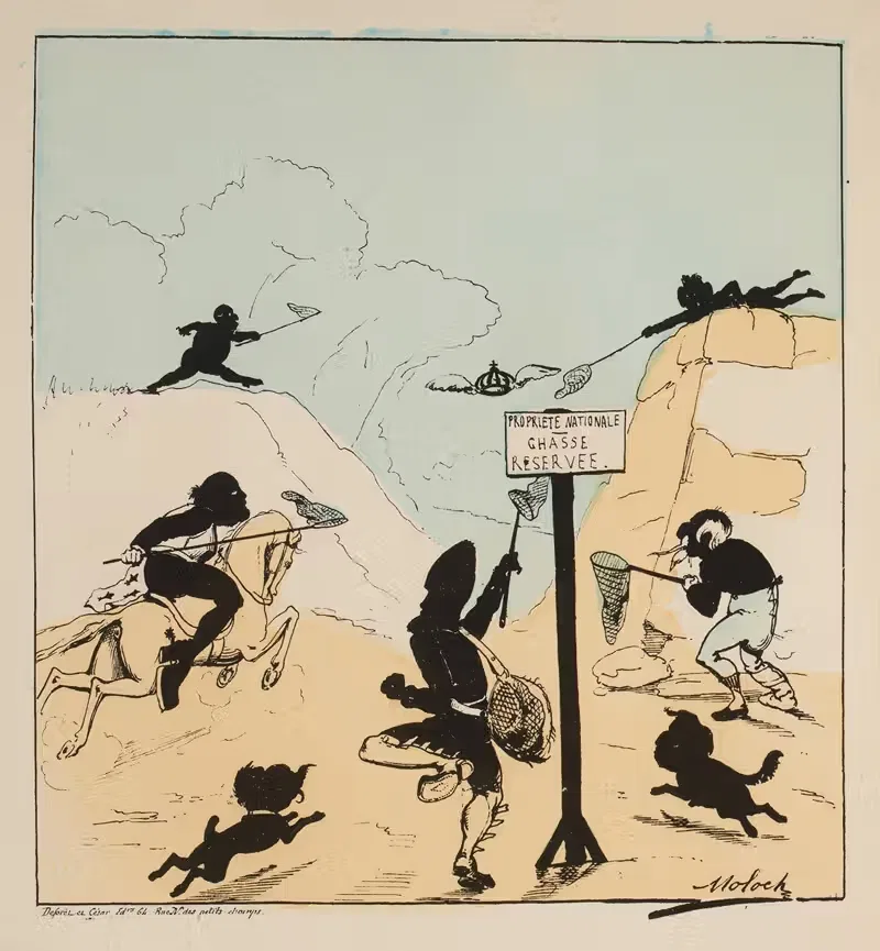La chasse est ouverte by Moloch (Alphonse Hector Colomb) — digital art print download