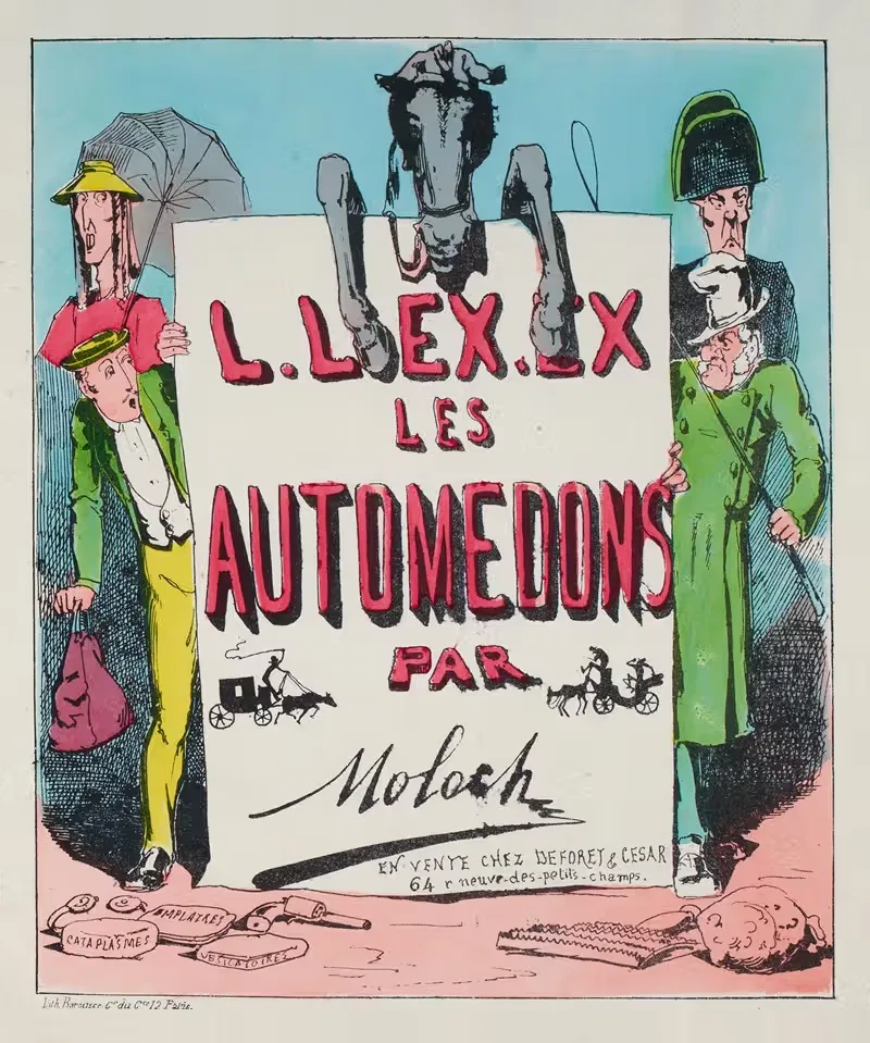 LL.Ex.Ex Les automédons par Moloch — Moloch (Alphonse Hector Colomb)