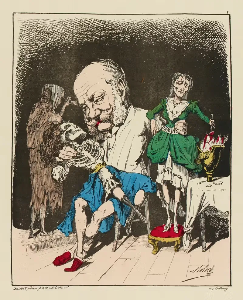 Ее любовницы by Молох (Альфонс Гектор Колом) — digital art print download