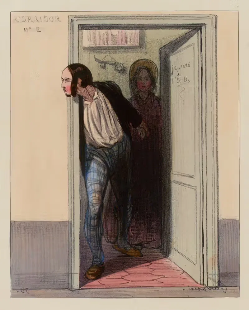 Теперь ты можешь ускользнуть by Поль Гаварни, 1839-1841 — digital art print download