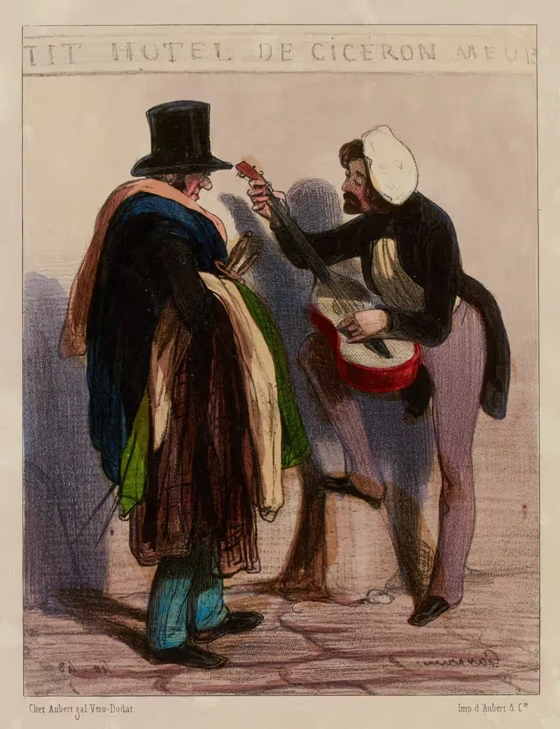 Это стоит четырнадцати франков. by Поль Гаварни, 1839-1841 — digital art print download