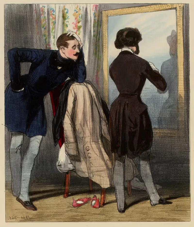 Сколько стоит такой костюм… by Поль Гаварни, 1840-1841 — digital art print download