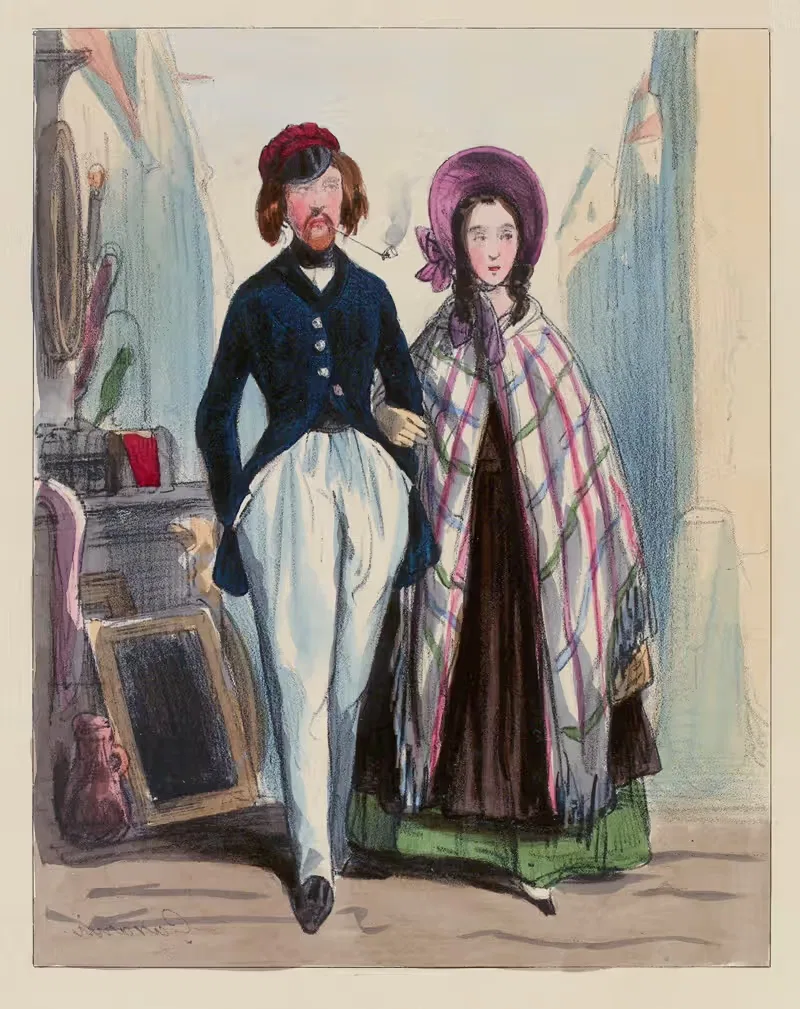 Monsieur et M'ame Ernest. — Paul Gavarni
