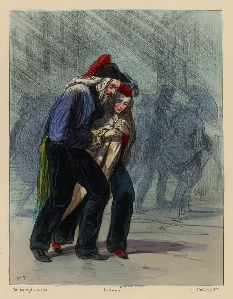 Больше, чем это, бульон Спасибо by Поль Гаварни, 1840 — digital art print download