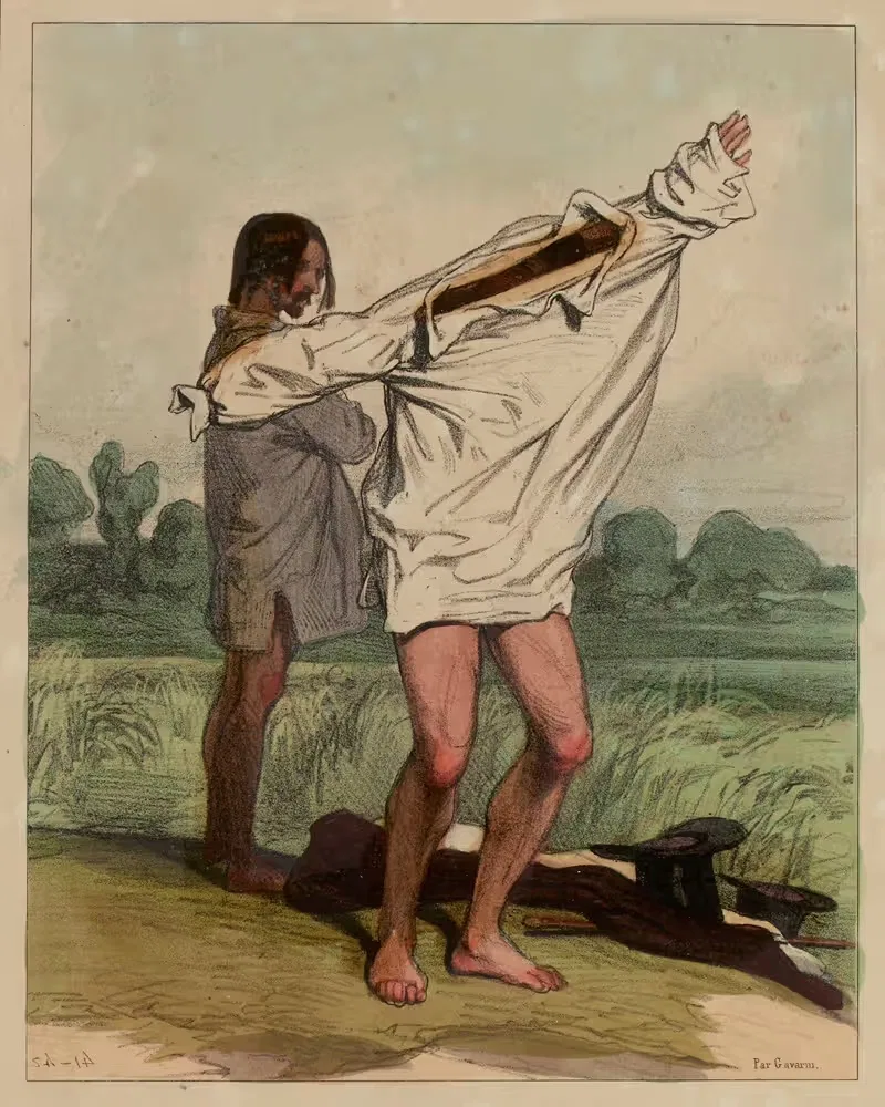 Что это за звук? by Поль Гаварни, 1840-1841 — digital art print download
