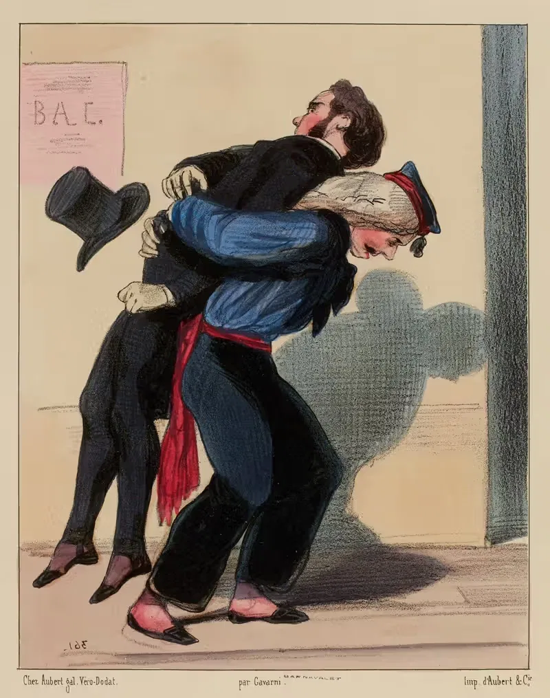 Ты будешь танцевать, Кокардо by Поль Гаварни, 1840 — digital art print download