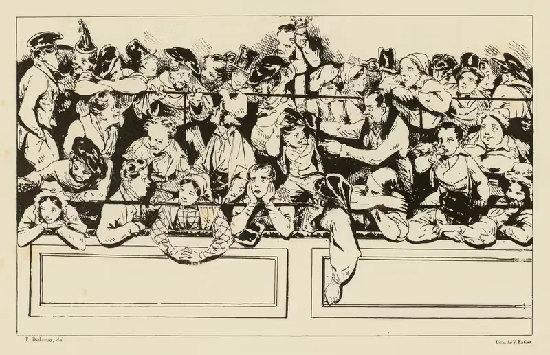 Рай by Феликс Фортюне Деларю, 1830 — digital art print download