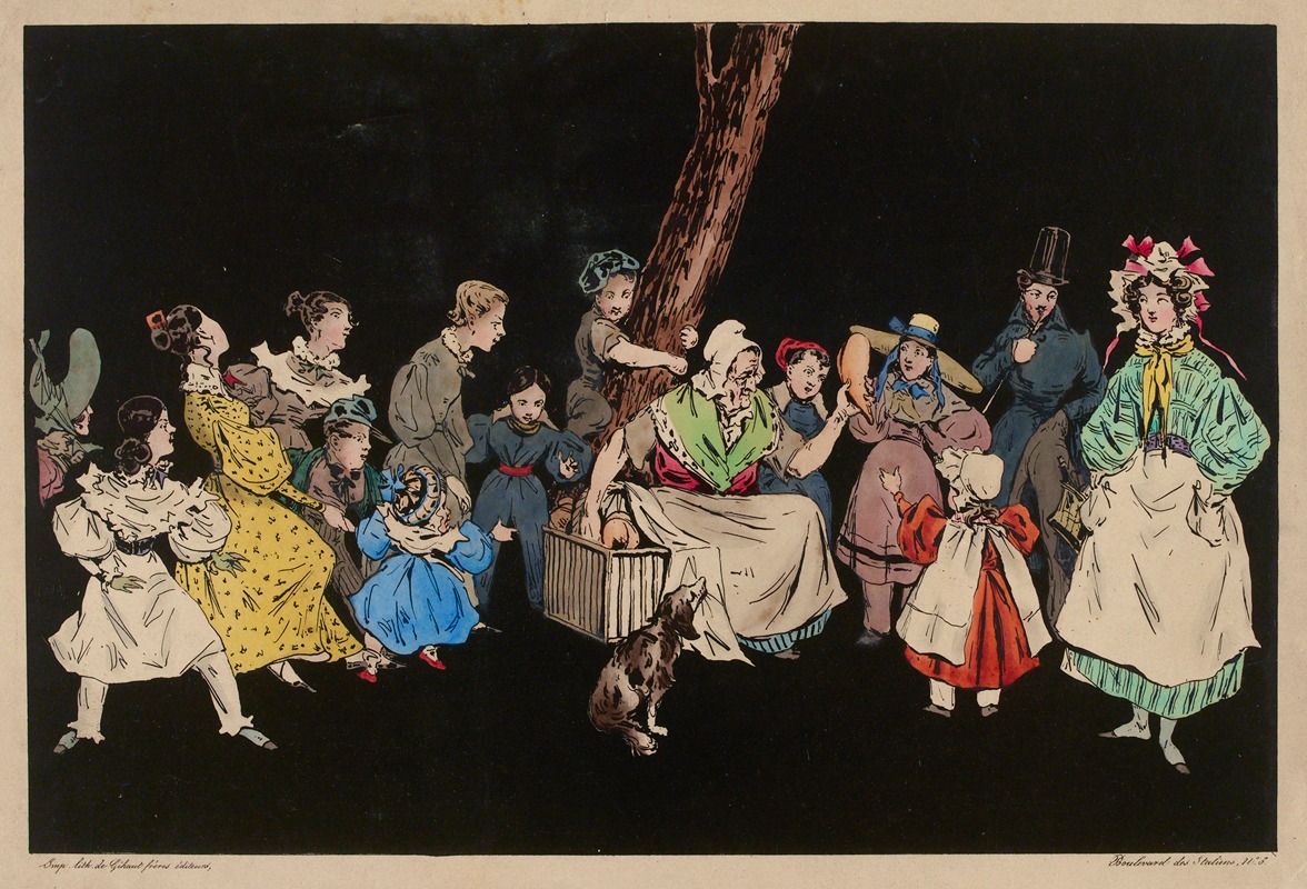 Искушение by Феликс Фортюне Деларю, 1832 — digital art print download
