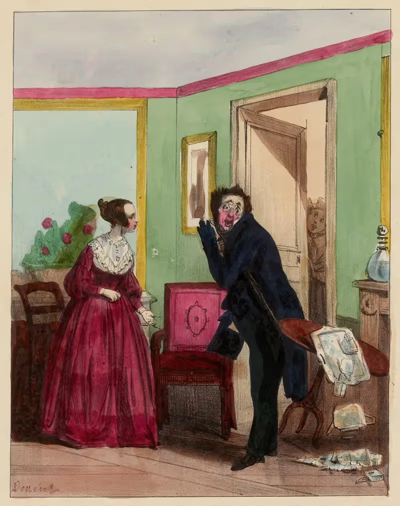 Не обращайте внимания by Фредерик Бушо, 1837 — digital art print download