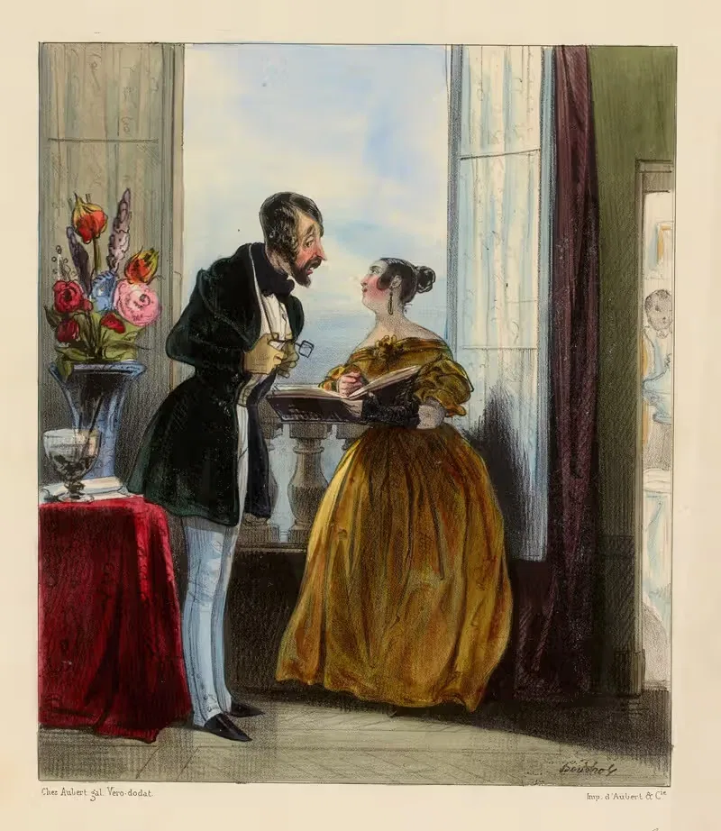 О, месье by Фредерик Бушо, 1838-1840 — digital art print download
