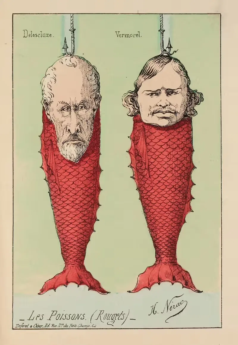 Рыбы (красноперки) гарантированно хорошего качества by Эй. Нерак, 1871 — digital art print download