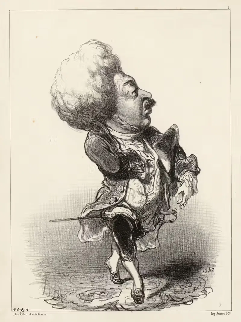Маркиз де Мараст by Оноре Дома, 1848-1849 — digital art print download