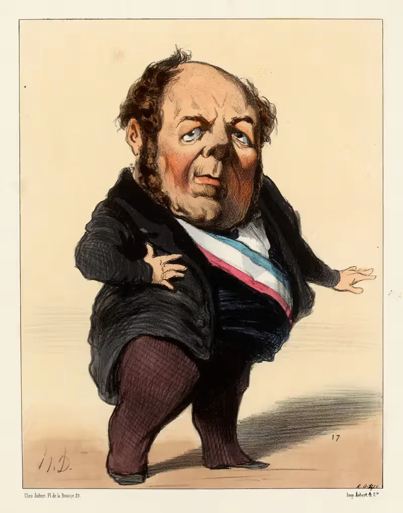 Булей (из Мёртвы) by Оноре Дома, 1848-1849 — digital art print download