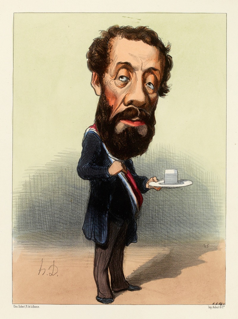 Дегузе by Оноре Дома, 1848-1849 — digital art print download