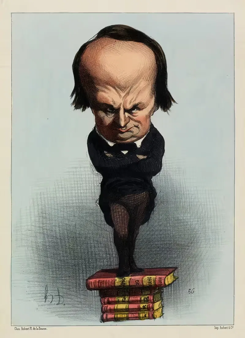 Виктор Гюго by Оноре Дома, 1848-1849 — digital art print download