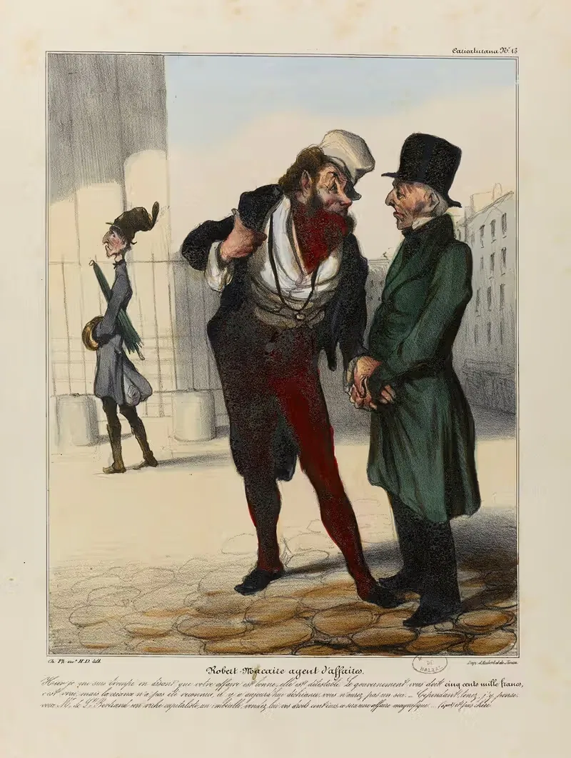 Роберт Макайр, агент by Оноре Дома, 1836-1838 — digital art print download