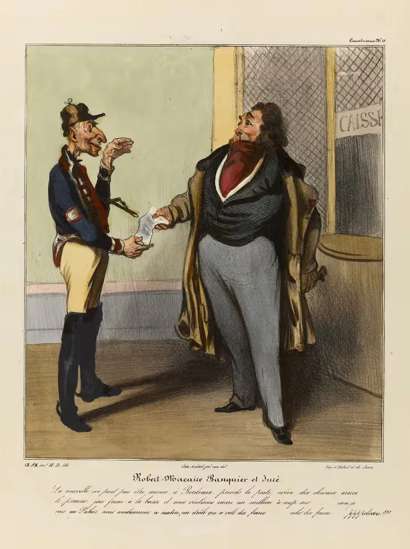 Роберт Макайр банкир и присяжный by Оноре Дома, 1836-1838 — digital art print download