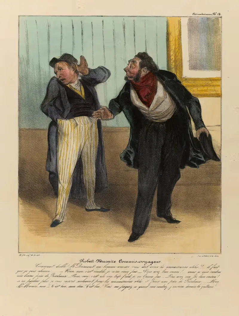 Роберт Макайр, коммивояжер by Оноре Дома, 1836-1838 — digital art print download