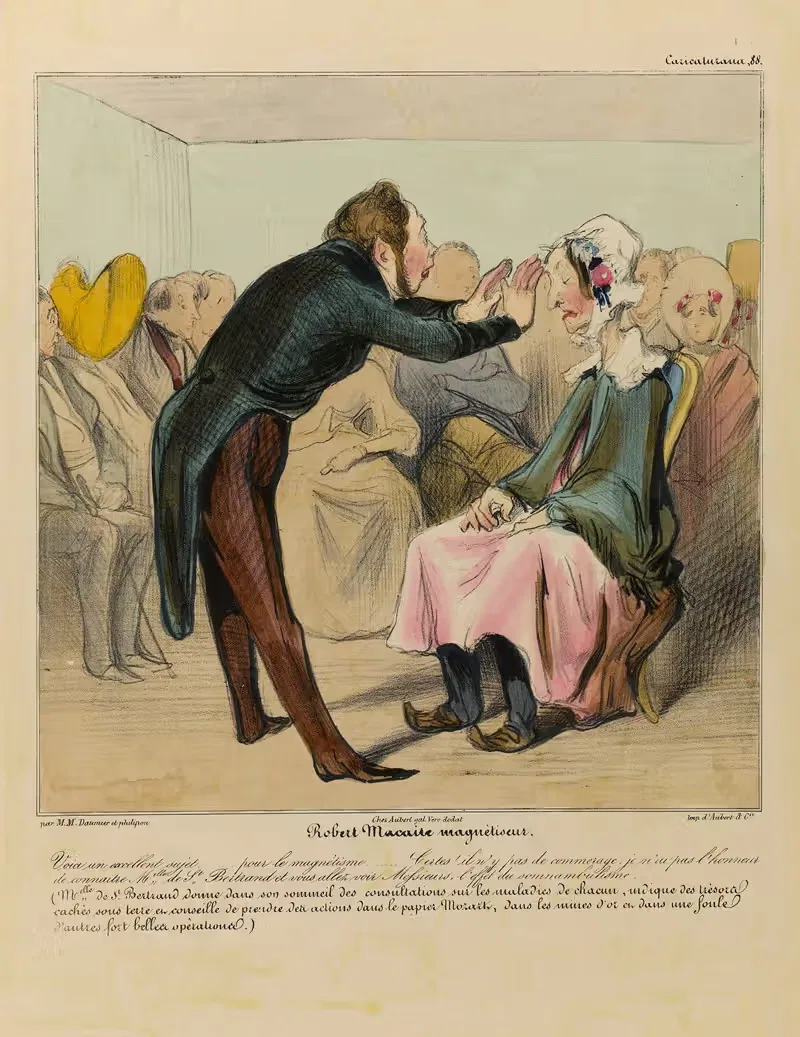 Роберт Макайр магнетизёр by Оноре Дома, 1836-1838 — digital art print download