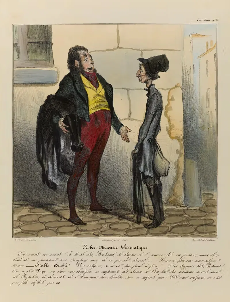 Роберт Макайр схизматик by Оноре Дома, 1836-1838 — digital art print download