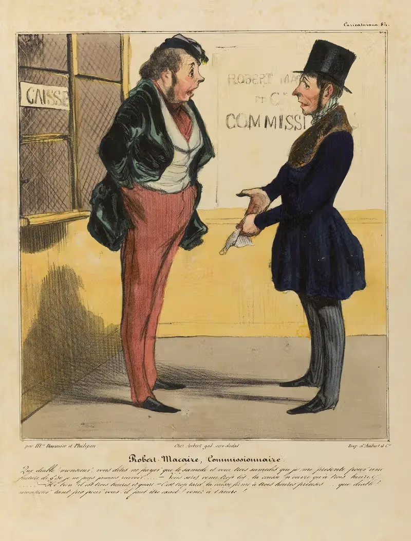 Роберт Макайр, комиссионер by Оноре Дома, 1836-1838 — digital art print download