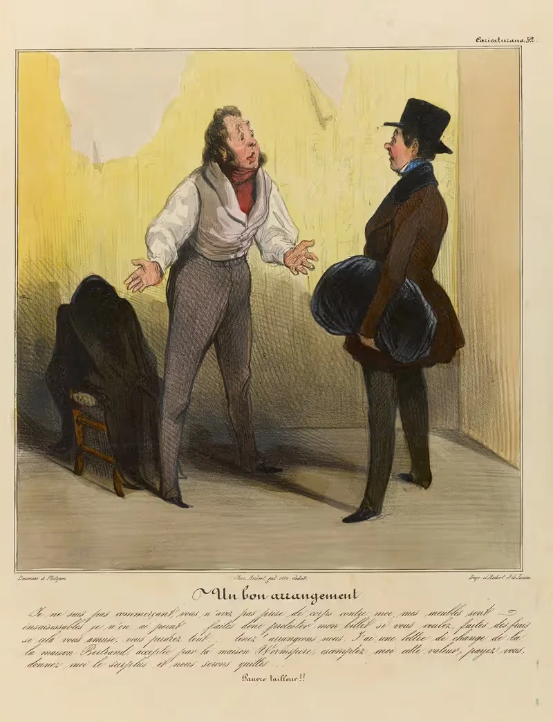 Хорошая договоренность by Оноре Дома, 1836-1838 — digital art print download