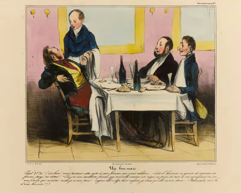 Хороший муж by Оноре Дома, 1836-1838 — digital art print download